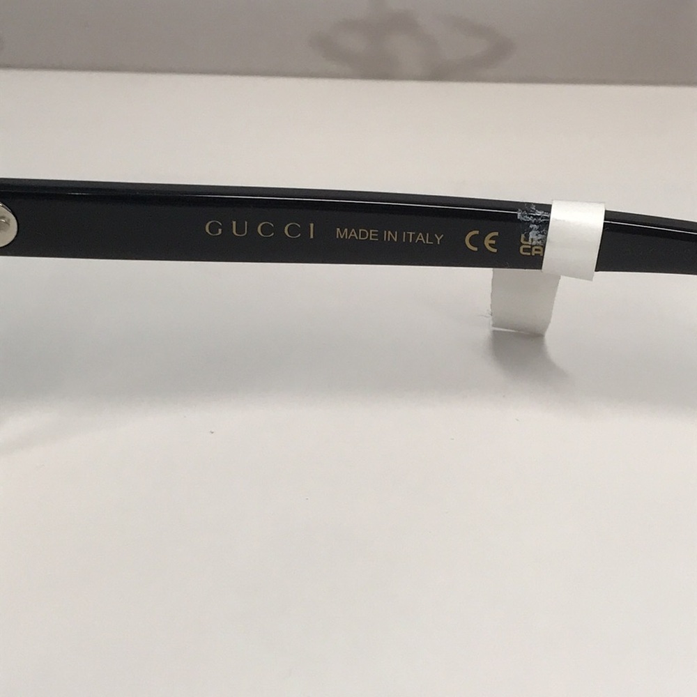 New Authentic Black Rectangular Sunglasses Gg1369… - image 5